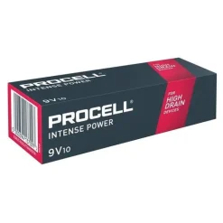 Duracell Batterijen<Industiral Procell Alkaline 9V - 10 stuks