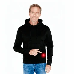 Wahrm Truien<Infrarood Verwarmde Hoodie - Heren Zwart