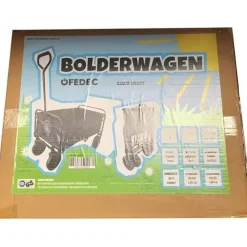 Fedec Bolderkarren|Bolderkarren<Inklapbare bolderkar - 56 x 122 x 94 cm