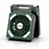 Gastrologix. Ventilators<3-in-1 Zonnepaneel Powerbank Ventilator Groen
