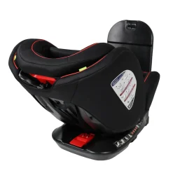 Carkids Autostoelen<I-Size Autostoeltje 360° Zwart/Rood 40-150cm