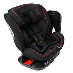 Carkids Autostoelen<I-Size Autostoeltje 360° Zwart/Rood 40-150cm