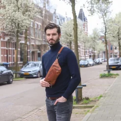 Bear Design Heuptassen|Rugzakken & Tassen<Jochem - Heuptas - Crossbody - Leer