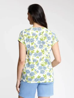 Human Nature T-Shirts<Jucas - T-shirt dames Gebroken wit