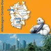 Michelin Wegenkaarten<Kaart Regional 543 Duitsland Midden West