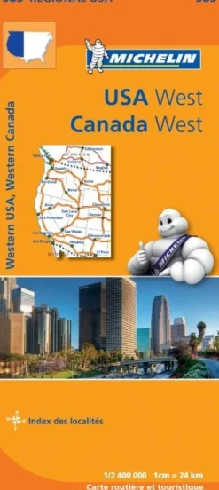 Michelin Wegenkaarten>Kaart Regional 585 USA West - Canada West