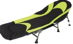 Eurotrail Campingstoelen|Ligbedden<Kampeerbed Queen - Zwart/Lime