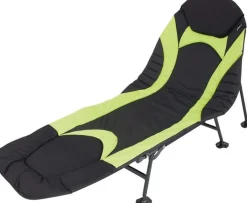 Eurotrail Campingstoelen|Ligbedden<Kampeerbed Queen - Zwart/Lime