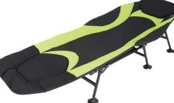 Eurotrail Campingstoelen|Ligbedden<Kampeerbed Queen - Zwart/Lime