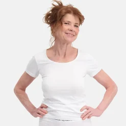 Bamboo Basics Thermoshirts|T-Shirts<KATE - T-shirts 2-pack Dames Wit