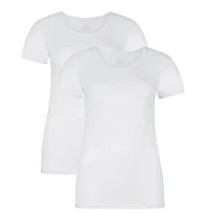 Bamboo Basics Thermoshirts|T-Shirts<KATE - T-shirts 2-pack Dames Wit