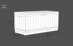 Keter Opbergmanden En- Kratten<Kentwood Opbergbox - 350L
