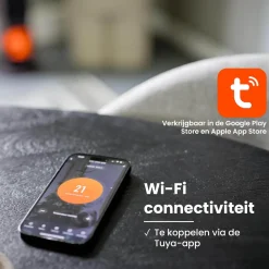 QLT Kachels>Keramische Kachel met Vlam en App