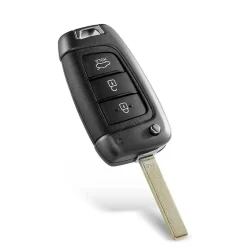 Xeod Autosleutelhoesjes>Klapsleutelbehuizing 3 knops geschikt voor Hyundai