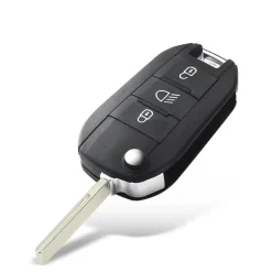 Xeod Autosleutelhoesjes>Klapsleutelbehuizing 2 knops voor Citroen/Peugeot