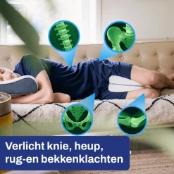 Sleeptight Ondersteuningskussens<Kniekussen voor in Bed - met band