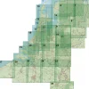 ANWB Fietskaarten|Fietskaarten>Knooppuntenkaart 4 Groningen-West