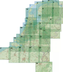 ANWB Fietskaarten|Fietskaarten>Knooppuntenkaart 19 Zeeuwse Kust