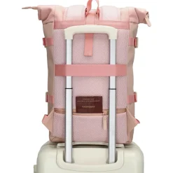 Beagles Originals Wandelrugzakken|Rugzakken & Tassen<Kobe - Rolltop rugzak - 15,6 inch - 19L Roze