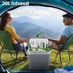 Auronic Koelboxen|Koelkasten<Koelbox Elektrisch 20L – Zwart Grijs