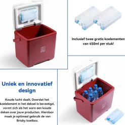Brisby Koelboxen|Koelkasten<Koelbox - Lunchbox - 13L Rood
