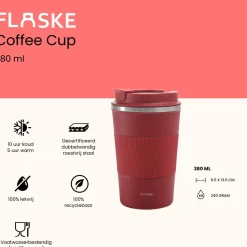 Flaske Bekers & Glazen<Koffiebeker to Go RVS 380ML