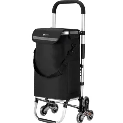 Packaway Boodschappentrolley'S>40L boodschappentrolley met trapwielen