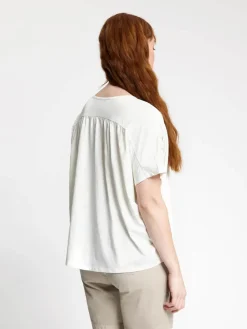 Human Nature T-Shirts<Lajes - T-shirt dames Gebroken wit