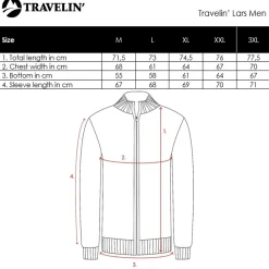 Travelin' Vesten<Lars Heren - Outdoorvest Marineblauw