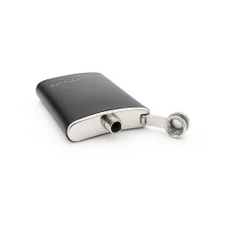 Zippo Wateropslag & -Zuivering<Lederen Heupfles RVS - Bruin