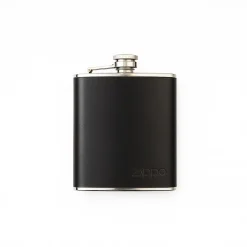 Zippo Wateropslag & -Zuivering<Lederen Heupfles RVS - Bruin