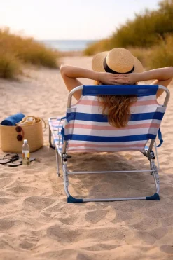Hem Campingstoelen|Ligbedden>Ligbed Aluminium 3-Standen Opvouwbaar -