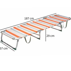 Hem Campingstoelen|Ligbedden<Ligbed 2x - Aluminium - Opvouwbaar -