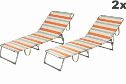 Hem Campingstoelen|Ligbedden<Ligbed 2x - Aluminium - Opvouwbaar -