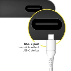Accezz Stekkers & Kabels<Lightning naar USB-C kabel 1 meter Wit