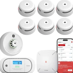 X-sense Rookmelders<Link+ Pro bundel Rook, CO en hittemelders