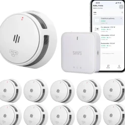 Savs Rookmelders>LinkSmart bundel 10 Rookmelders, 1 Gateway