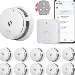 Savs Rookmelders<LinkSmart bundel 10 Rookmelders, 1 Gateway