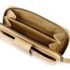 DAMES Bear Design Portemonnees>Loet - Ritsportemonnee - Leer - 6 pasjes