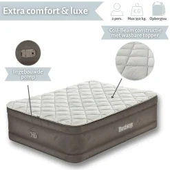 Bestway Luchtbedden>Luchtbed - - 2P - 152x203 cm + pomp