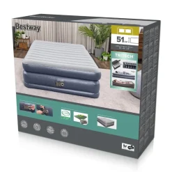 Bestway Luchtbedden>Luchtbed - - 2P - 152x203 cm + pomp