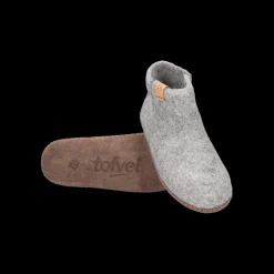 Tofvel Pantoffels & Sloffen|Pantoffels & Sloffen<Luna Kids - Kinderpantoffels Grijs