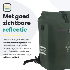 Voltano Fietstassen>Luxe E-bike Fietstas / Rugtas