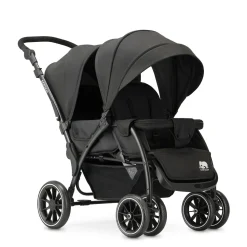 Deryan Buggy'S<Luxe Elena dubbele buggy - Compact - Lichtgewicht Zwart