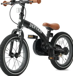 Deryan Fietsen & Rijden>Luxe Kinderfiets 14 inch - 3 in 1 - Loopfiets