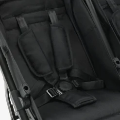Deryan Buggy'S<Luxe Rolo X2 Dubbele Buggy - Inklapbaar Zwart
