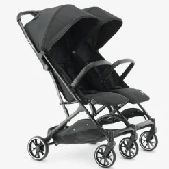 Deryan Buggy'S<Luxe Rolo X2 Dubbele Buggy - Inklapbaar Zwart