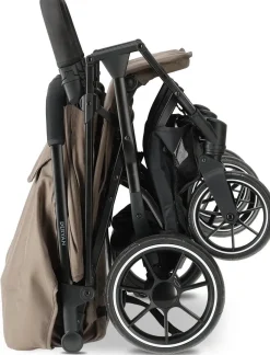Deryan Buggy'S<Luxe Rolo X2 XL Dubbele Buggy - Inklapbaar Lichtbruin