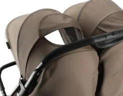 Deryan Buggy'S<Luxe Rolo X2 XL Dubbele Buggy - Inklapbaar Lichtbruin