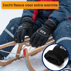 R2B Handschoenen|Handschoenen<Luxe Waterdichte Touchscreen Handschoenen Ski Zwart